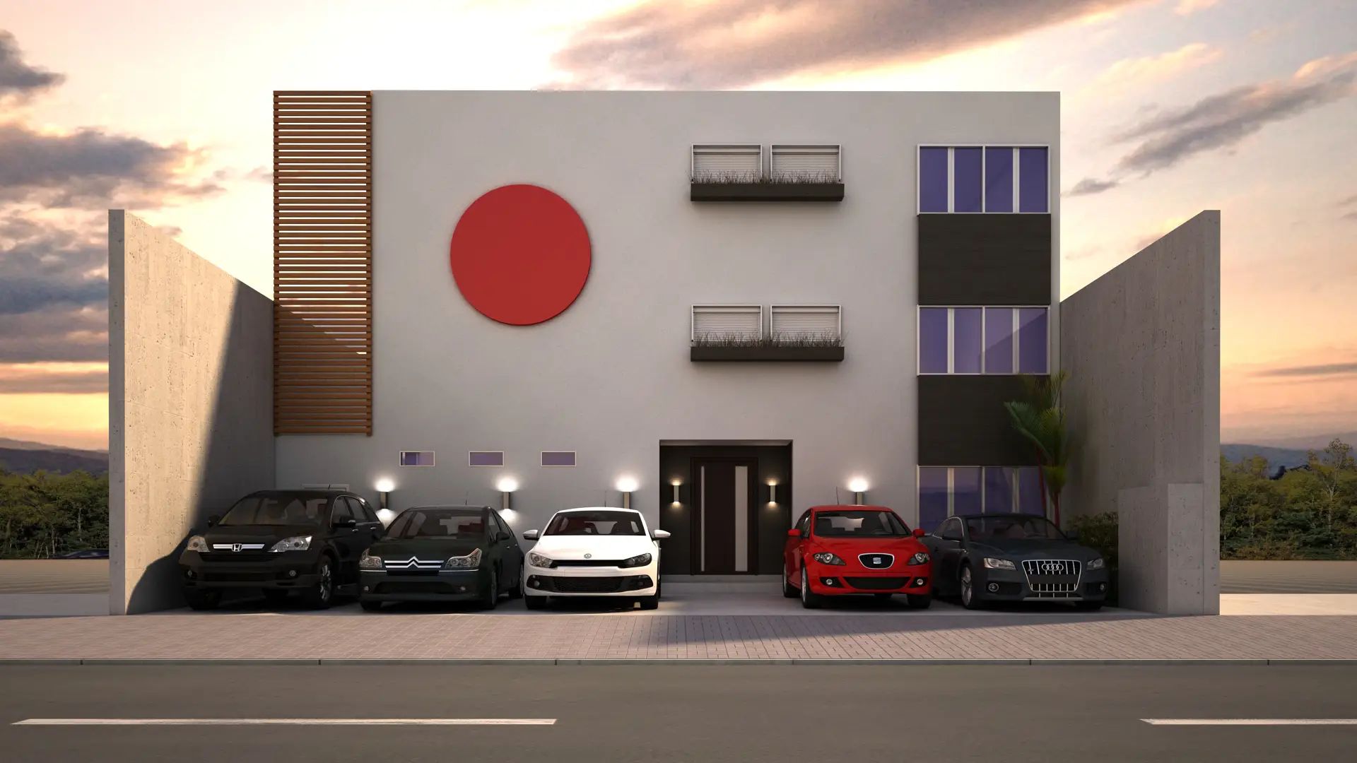 Fachada Oyama